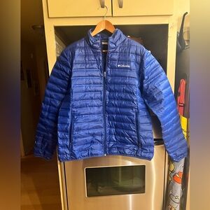 Columbia Puffer Jacket Women’s XL Blue Like New
